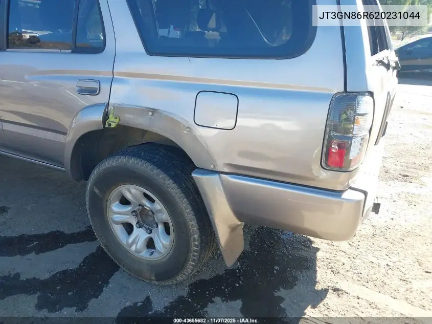 JT3GN86R620231044 2002 Toyota 4Runner Sr5 V6