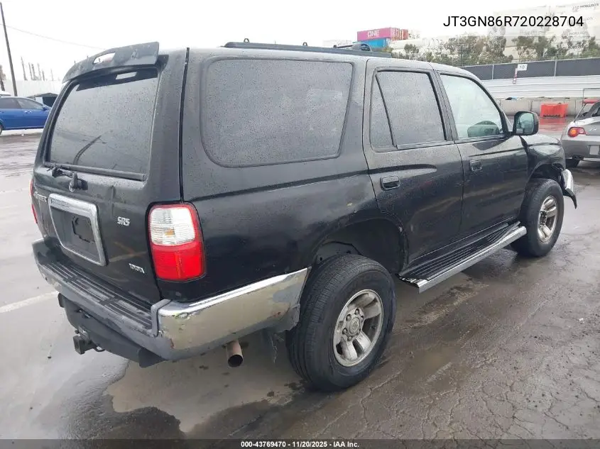 JT3GN86R720228704 2002 Toyota 4Runner Sr5 V6