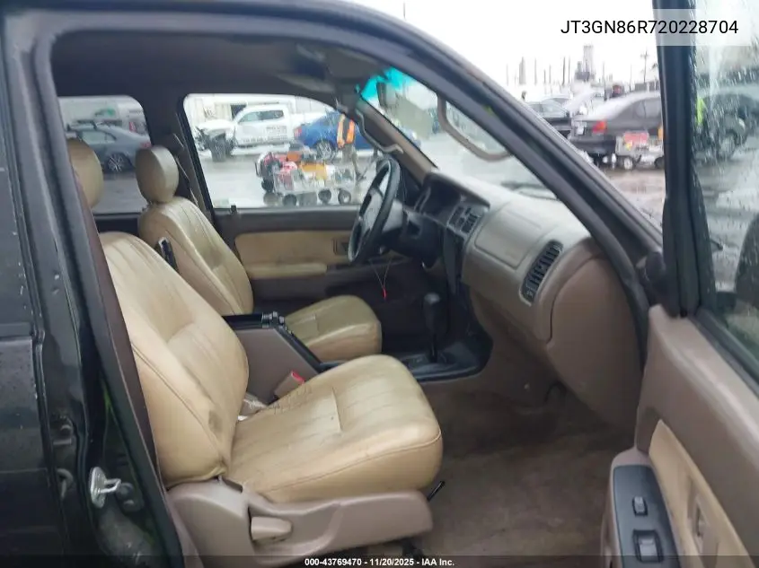 JT3GN86R720228704 2002 Toyota 4Runner Sr5 V6