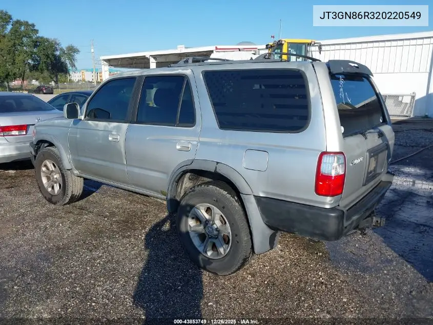JT3GN86R320220549 2002 Toyota 4Runner Sr5 V6