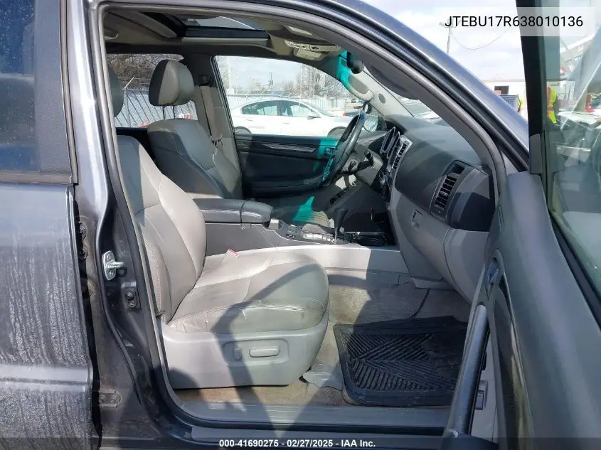 2003 Toyota 4Runner Limited V6 VIN: JTEBU17R638010136 Lot: 41690275