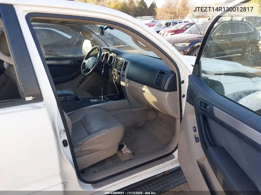 JTEZT14R130012817 2003 Toyota 4Runner Sr5 V8