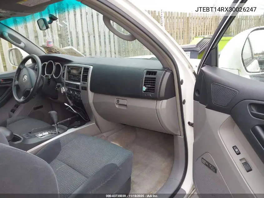 JTEBT14RX30026247 2003 Toyota 4Runner Sr5 Sport V8