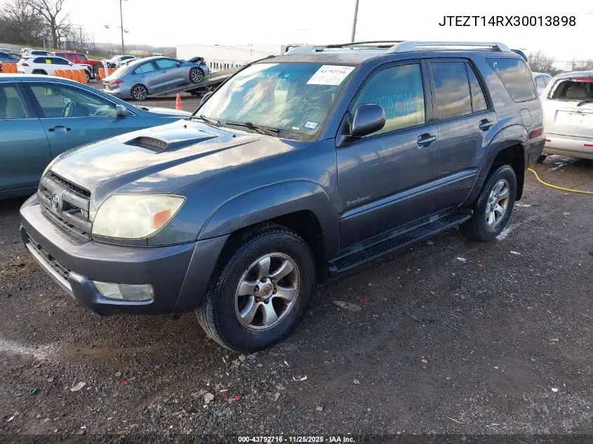 JTEZT14RX30013898 2003 Toyota 4Runner Sr5 Sport V8