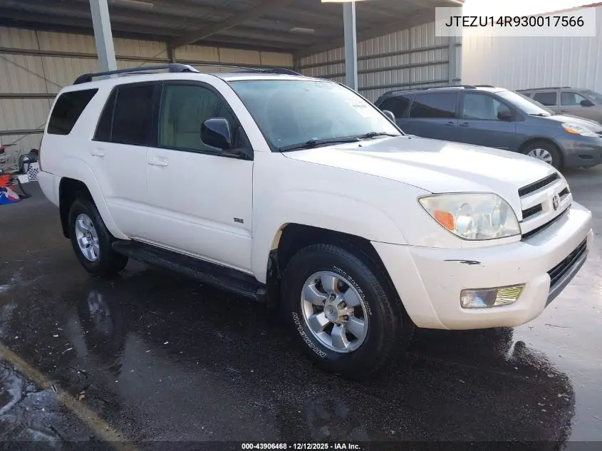 JTEZU14R930017566 2003 Toyota 4Runner Sr5 V6