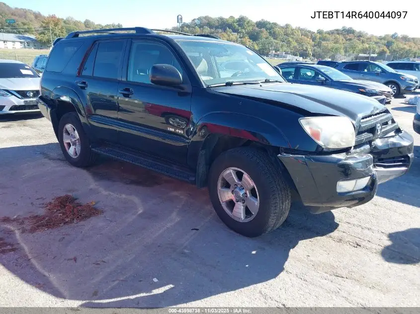 JTEBT14R640044097 2004 Toyota 4Runner Sr5 V8