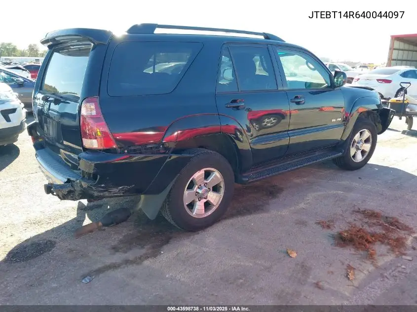 JTEBT14R640044097 2004 Toyota 4Runner Sr5 V8