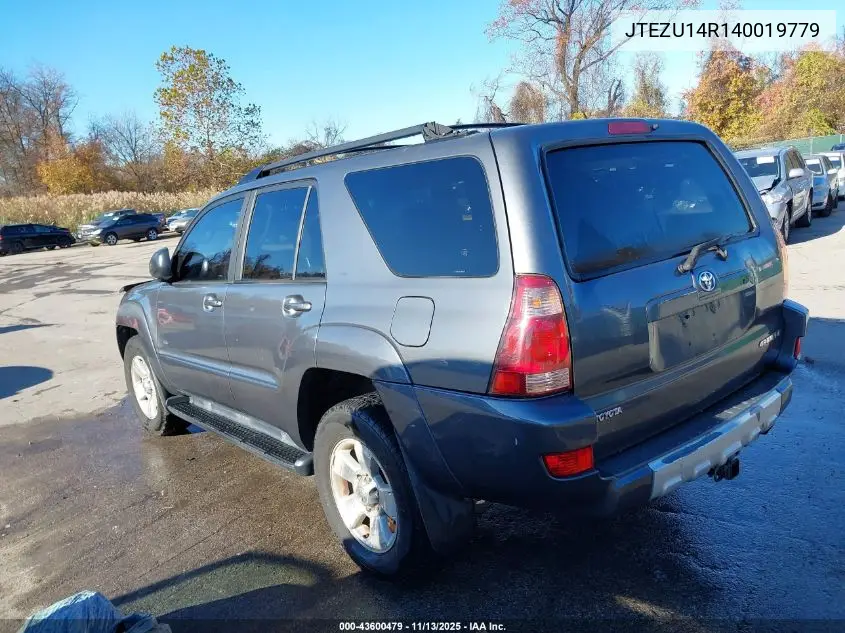 JTEZU14R140019779 2004 Toyota 4Runner Sr5 V6