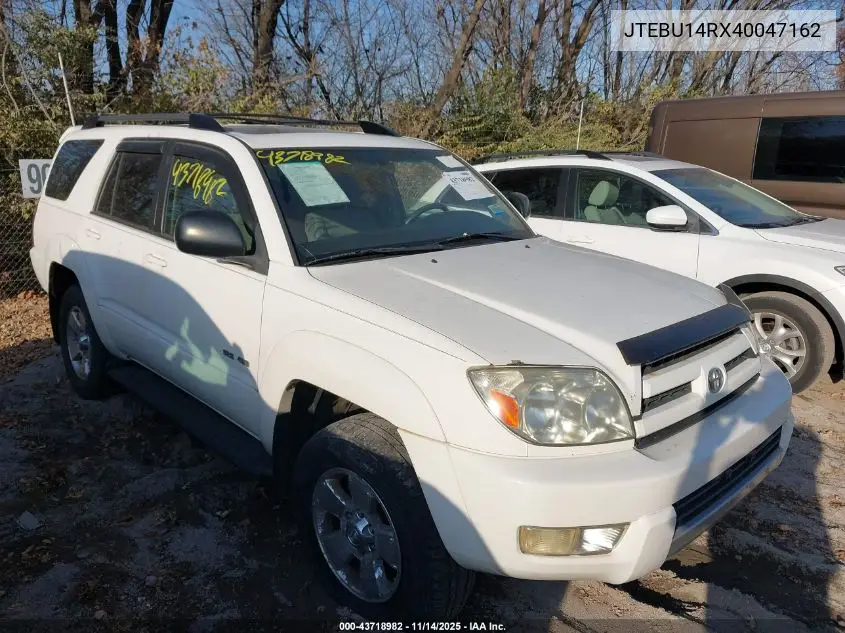 JTEBU14RX40047162 2004 Toyota 4Runner Sr5 V6