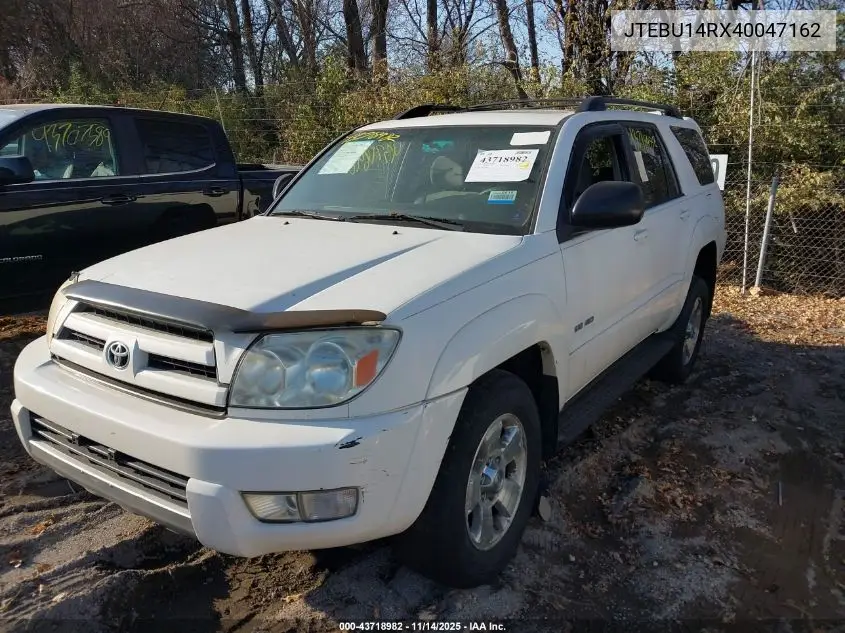 JTEBU14RX40047162 2004 Toyota 4Runner Sr5 V6