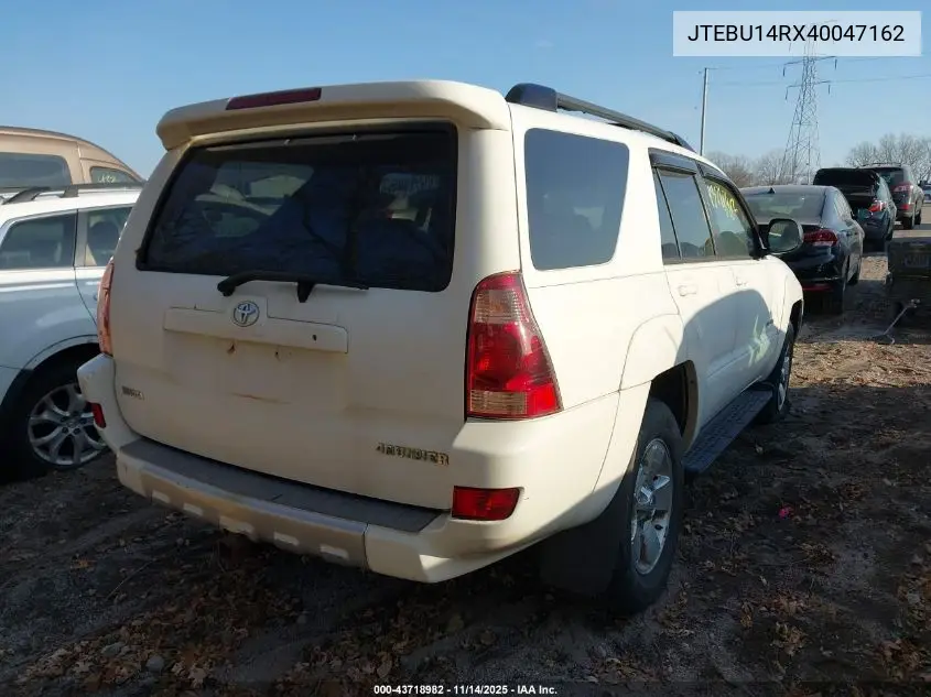 JTEBU14RX40047162 2004 Toyota 4Runner Sr5 V6