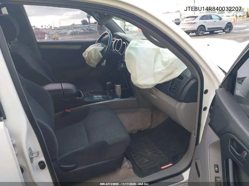 JTEBU14R840032207 2004 Toyota 4Runner Sr5 Sport V6
