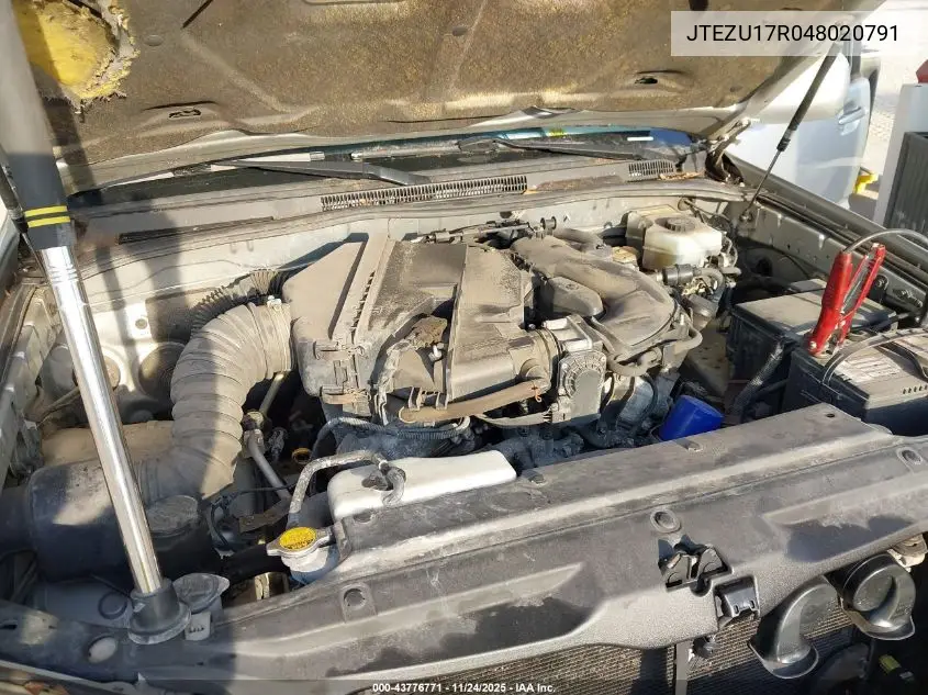JTEZU17R048020791 2004 Toyota 4Runner Limited V6