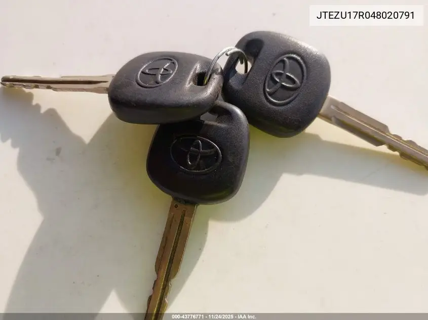 JTEZU17R048020791 2004 Toyota 4Runner Limited V6