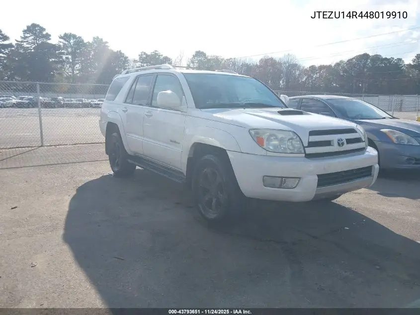 JTEZU14R448019910 2004 Toyota 4Runner Sr5 Sport V6