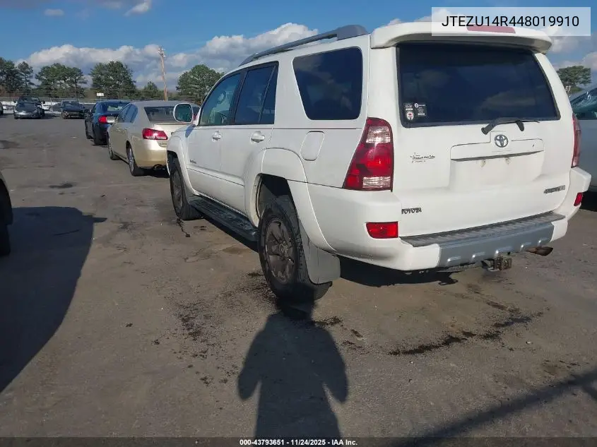 JTEZU14R448019910 2004 Toyota 4Runner Sr5 Sport V6