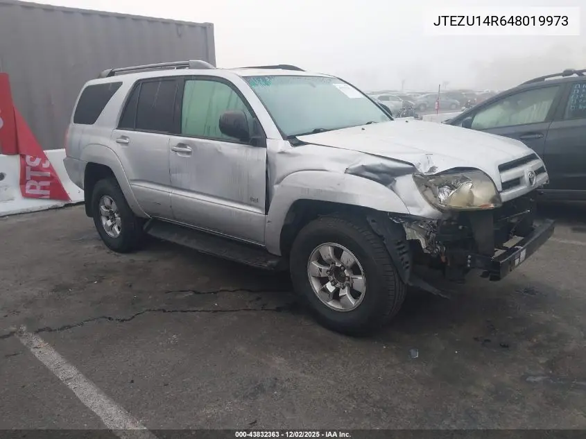 JTEZU14R648019973 2004 Toyota 4Runner Sr5 V6