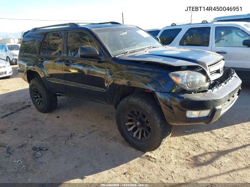 JTEBT14R450046951 2005 Toyota 4Runner Sr5 V8