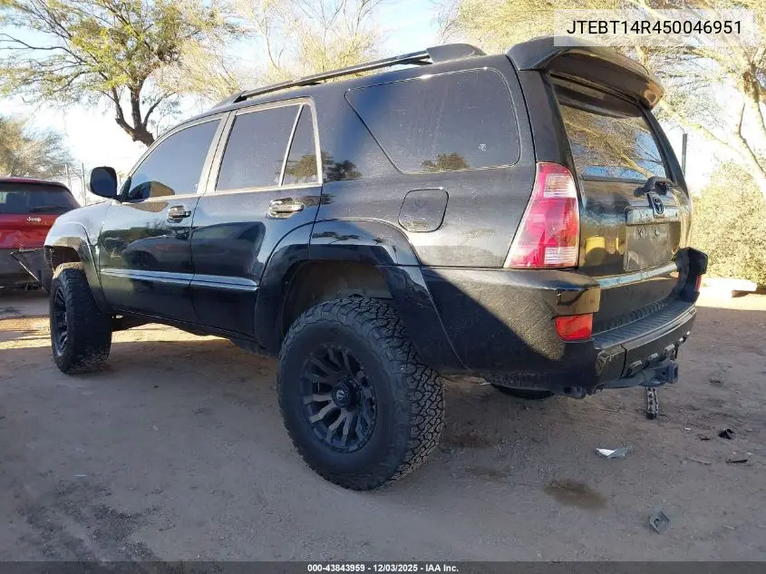 JTEBT14R450046951 2005 Toyota 4Runner Sr5 V8