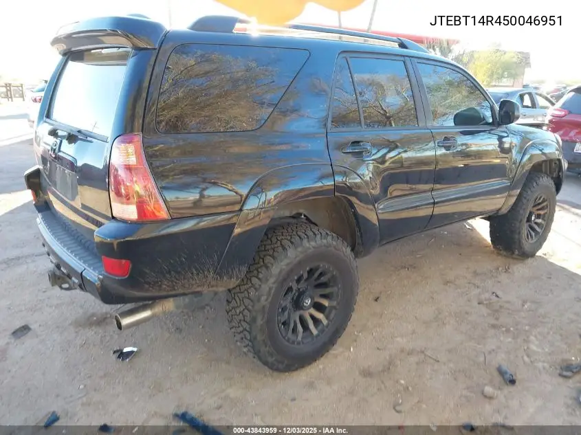 JTEBT14R450046951 2005 Toyota 4Runner Sr5 V8