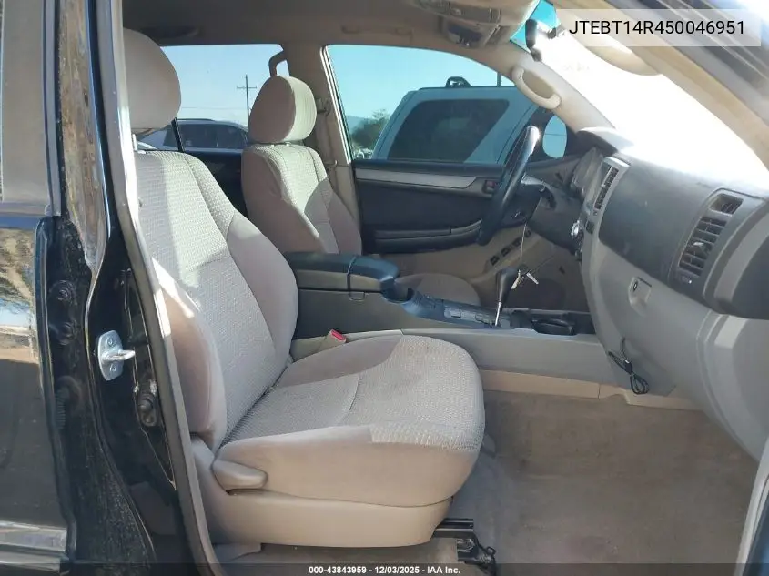 JTEBT14R450046951 2005 Toyota 4Runner Sr5 V8