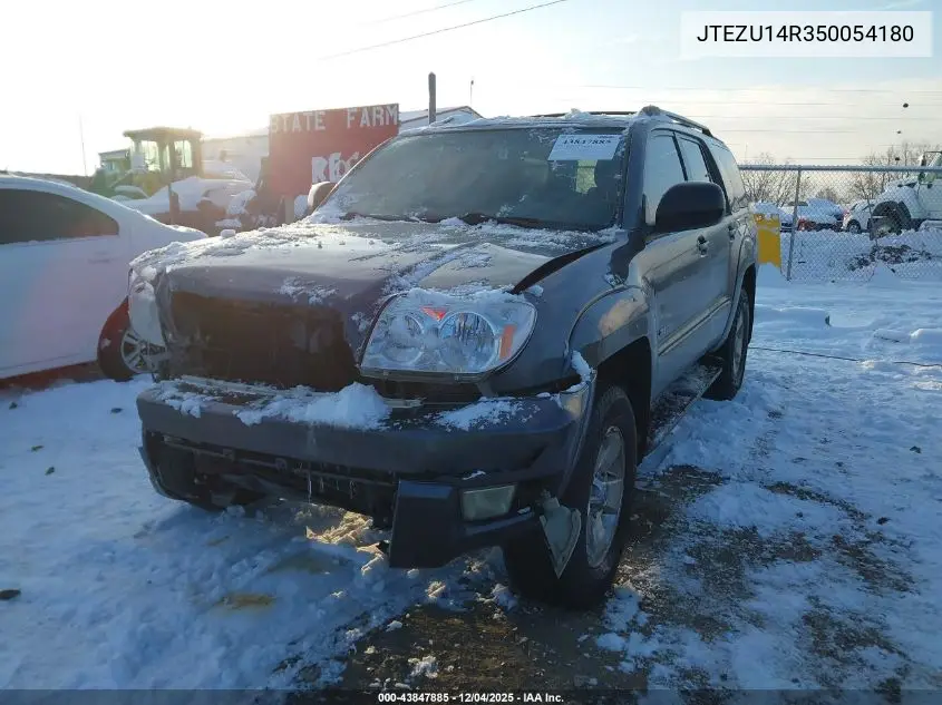 JTEZU14R350054180 2005 Toyota 4Runner Sr5 V6