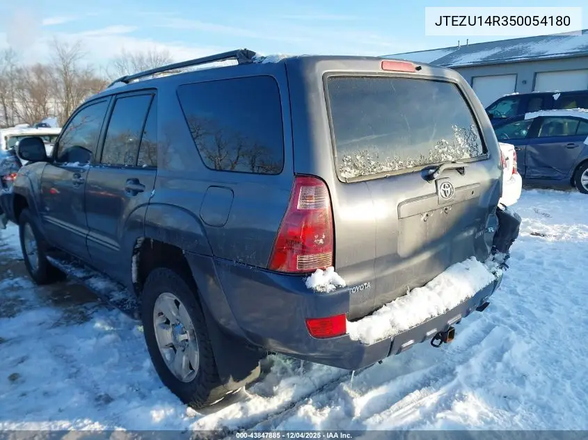 JTEZU14R350054180 2005 Toyota 4Runner Sr5 V6