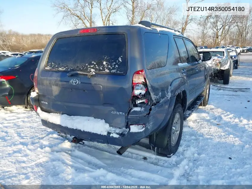 JTEZU14R350054180 2005 Toyota 4Runner Sr5 V6