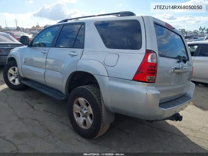 JTEZU14RX68050050 2006 Toyota 4Runner Sr5 V6