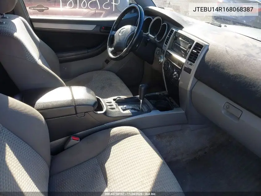 JTEBU14R168068387 2006 Toyota 4Runner Sr5 V6