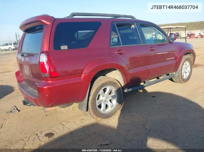 JTEBT14R468037704 2006 Toyota 4Runner Sr5 Sport V8