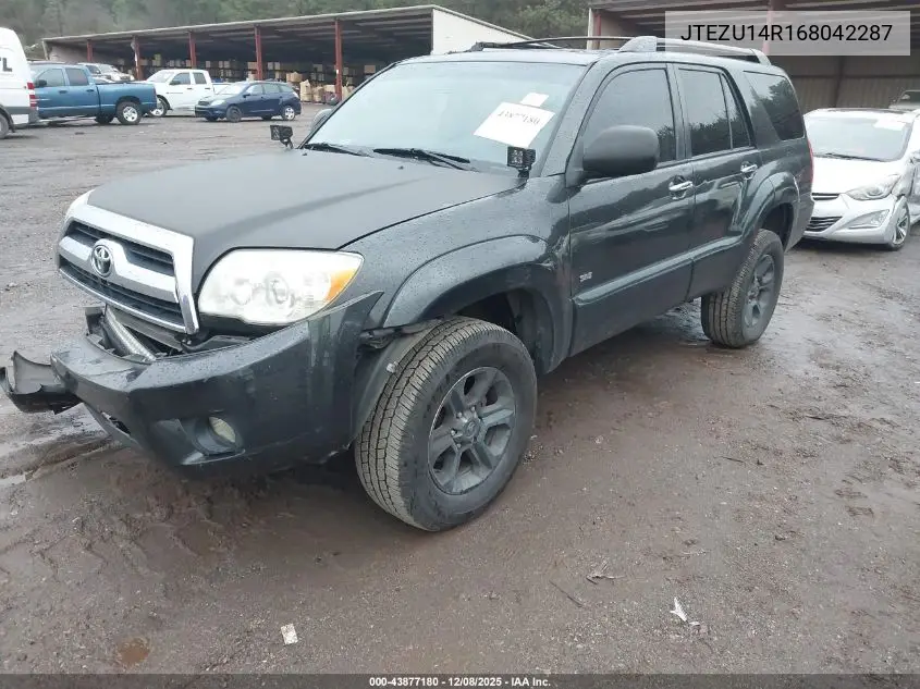 JTEZU14R168042287 2006 Toyota 4Runner Sr5 V6