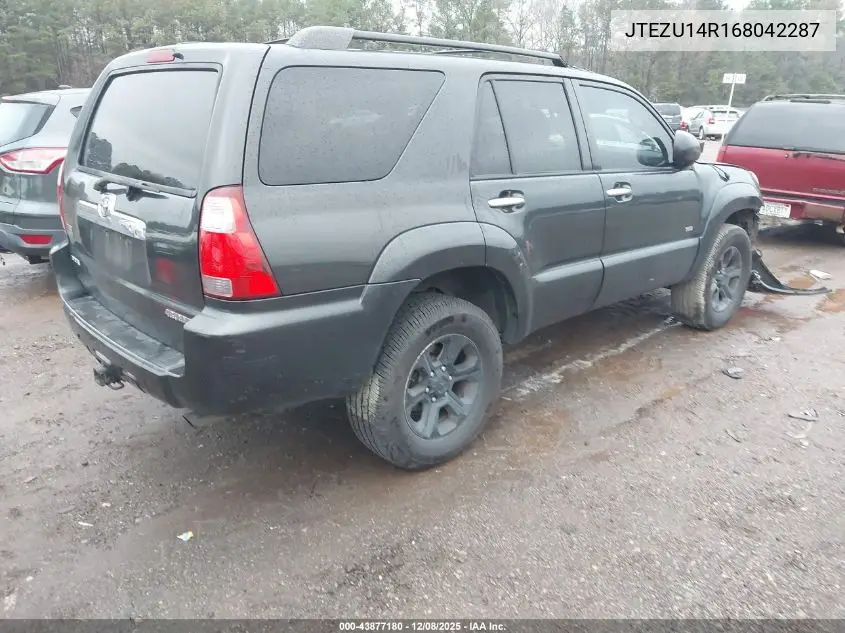 JTEZU14R168042287 2006 Toyota 4Runner Sr5 V6