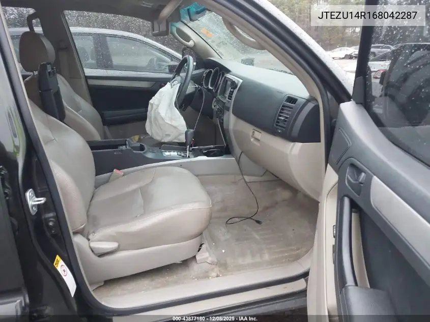 JTEZU14R168042287 2006 Toyota 4Runner Sr5 V6