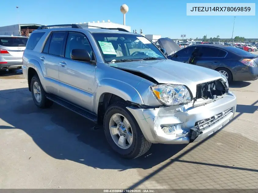 JTEZU14RX78069859 2007 Toyota 4Runner Sr5 V6