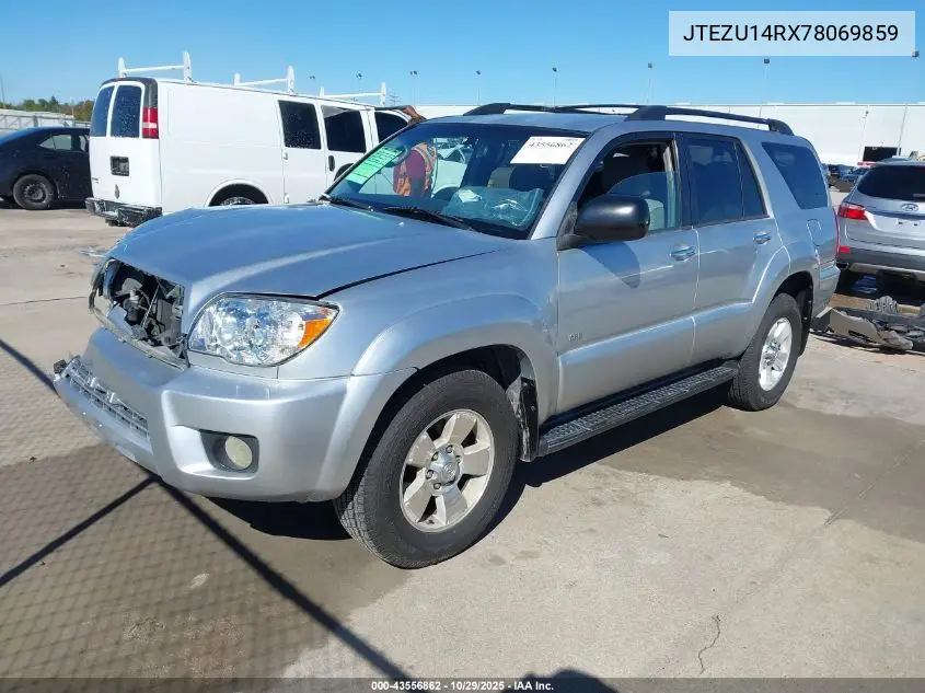 JTEZU14RX78069859 2007 Toyota 4Runner Sr5 V6