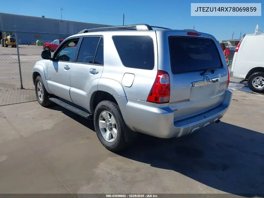JTEZU14RX78069859 2007 Toyota 4Runner Sr5 V6