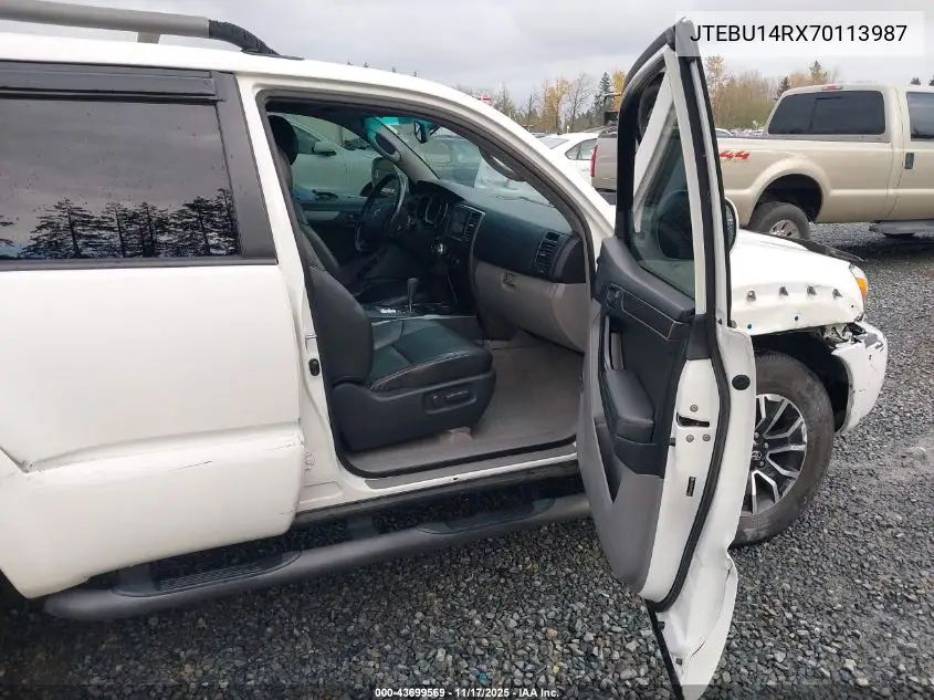 JTEBU14RX70113987 2007 Toyota 4Runner Sport V6