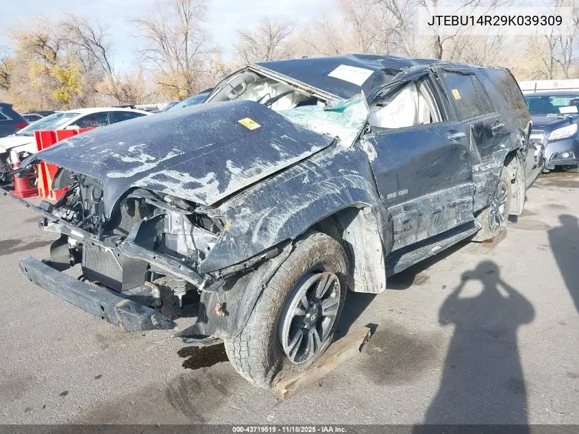 JTEBU14R29K039309 2009 Toyota 4Runner Sr5 V6
