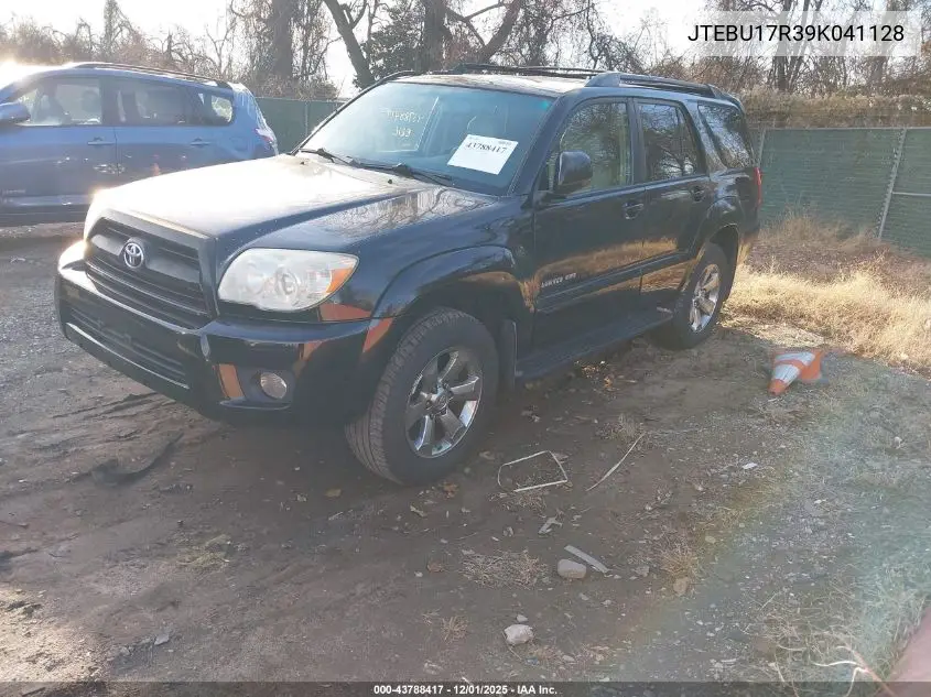 JTEBU17R39K041128 2009 Toyota 4Runner Limited V6
