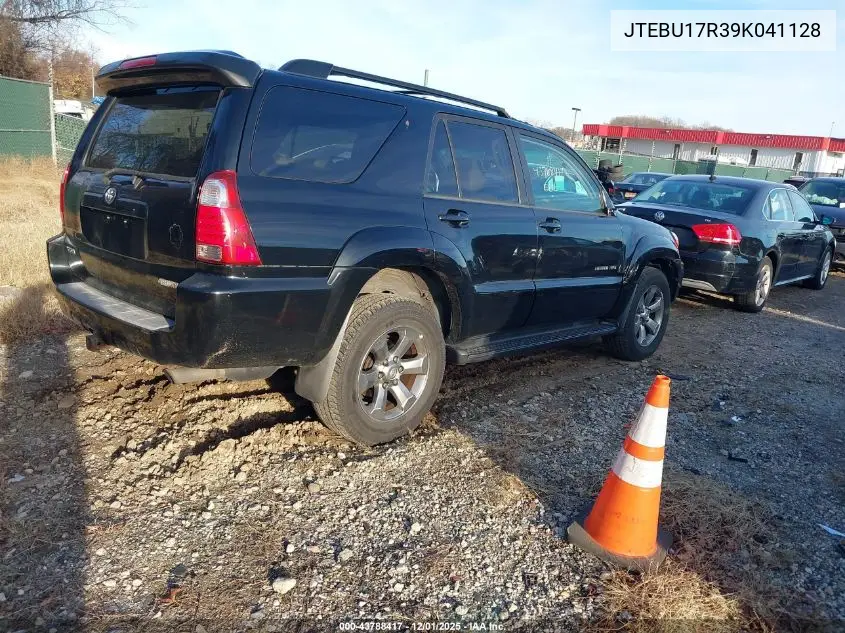 JTEBU17R39K041128 2009 Toyota 4Runner Limited V6