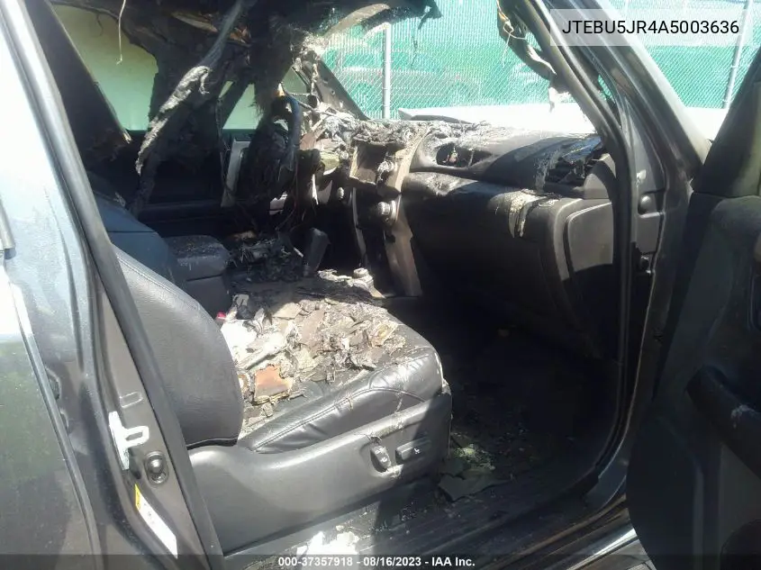 JTEBU5JR4A5003636 2010 Toyota 4Runner Limited V6