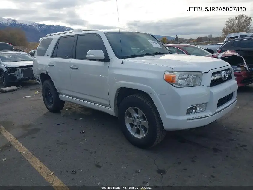 JTEBU5JR2A5007880 2010 Toyota 4Runner Sr5 V6