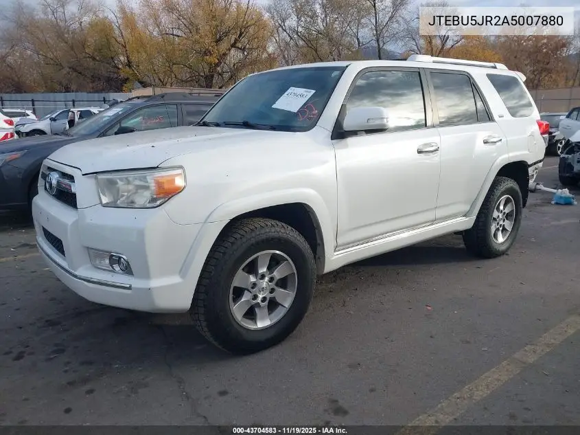 JTEBU5JR2A5007880 2010 Toyota 4Runner Sr5 V6