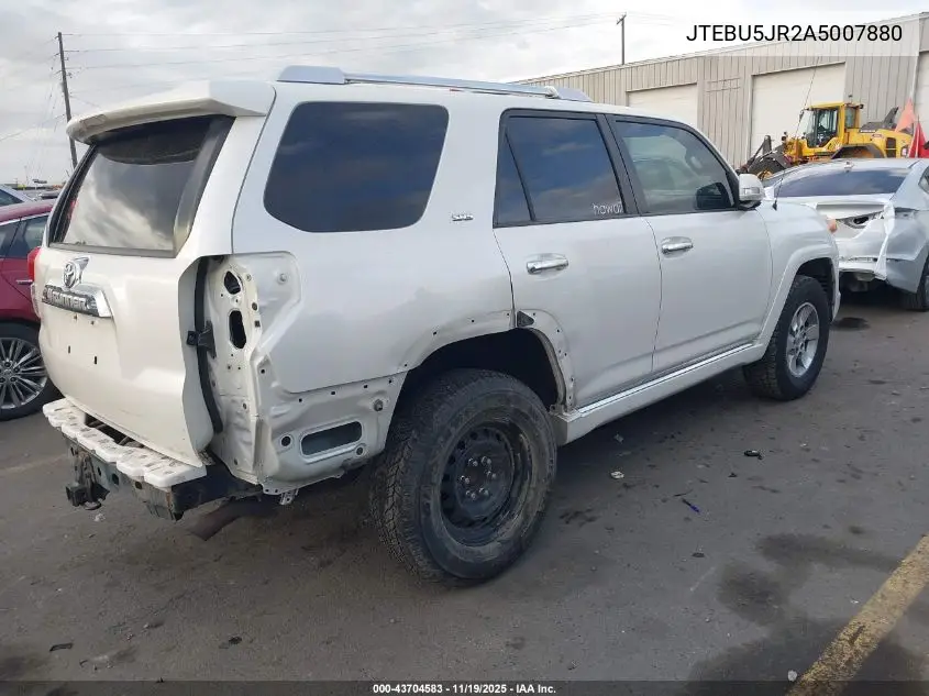 JTEBU5JR2A5007880 2010 Toyota 4Runner Sr5 V6