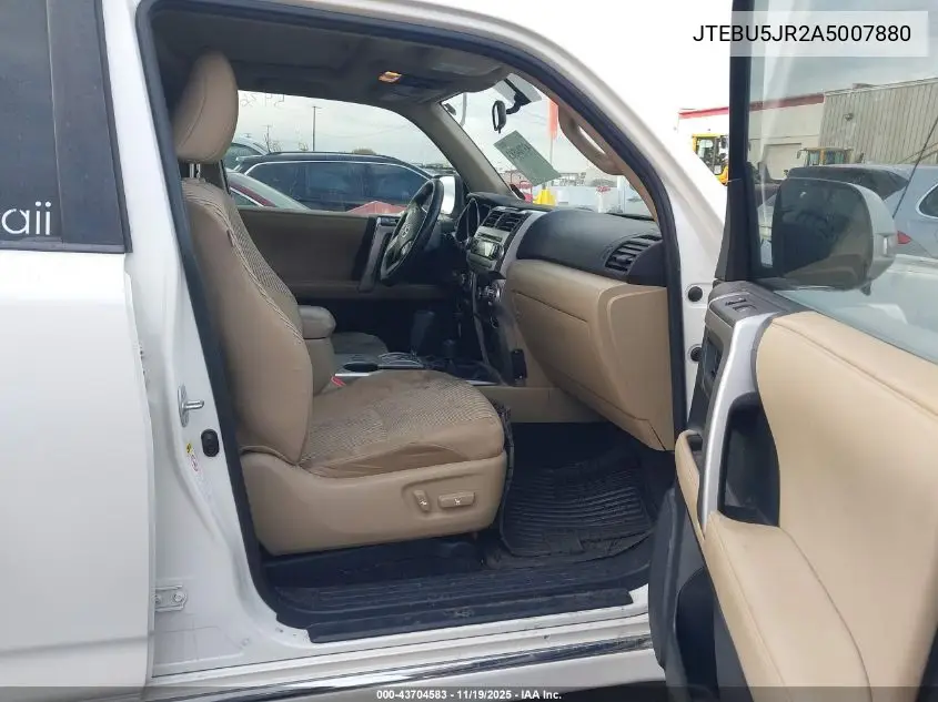JTEBU5JR2A5007880 2010 Toyota 4Runner Sr5 V6