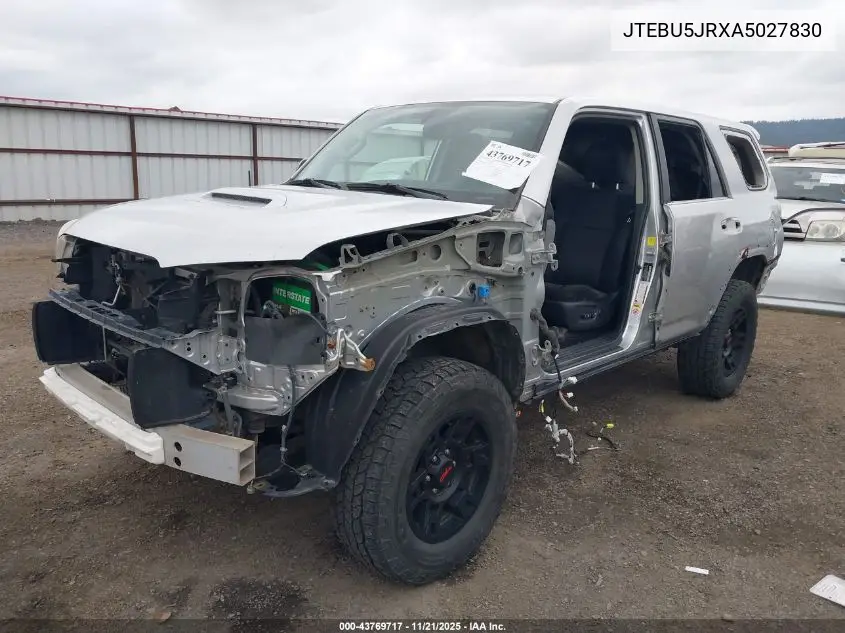 JTEBU5JRXA5027830 2010 Toyota 4Runner Trail V6