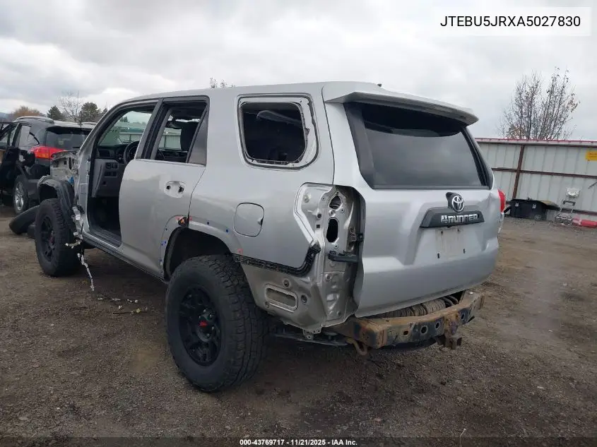 JTEBU5JRXA5027830 2010 Toyota 4Runner Trail V6