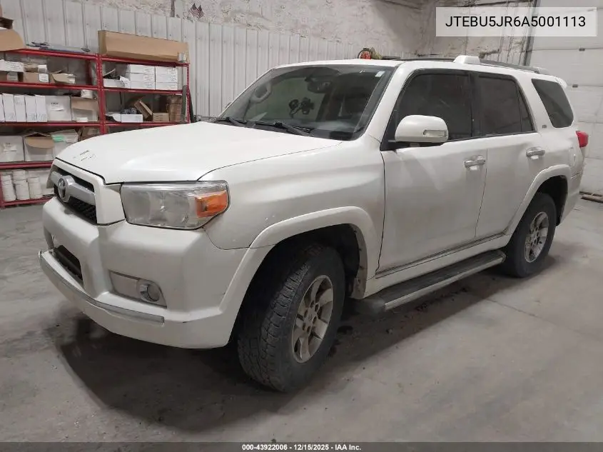 JTEBU5JR6A5001113 2010 Toyota 4Runner Sr5 V6