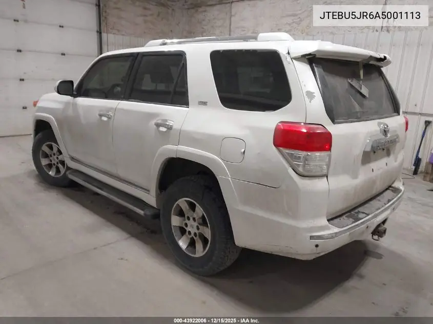 JTEBU5JR6A5001113 2010 Toyota 4Runner Sr5 V6